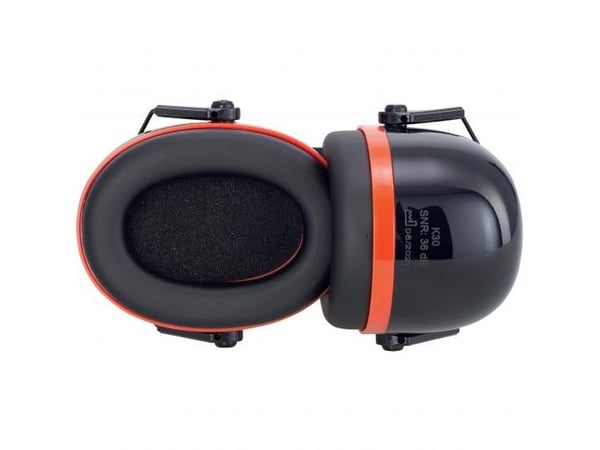Uvex K30, Headset, Konstruksjon, Sort, Rød, 36 dB