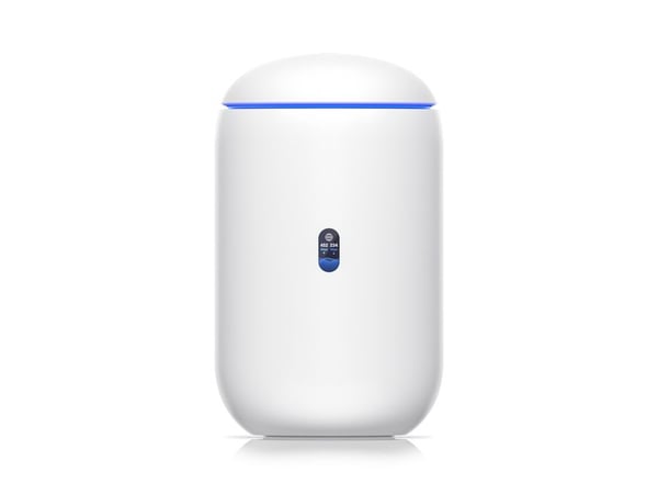 Ubiquiti UniFi Dream Router - Trådlös router - 4-portars switch - GigE - 802.11a/b/g/n/ac/ax (WiFi6) - Dual Band - MU-MIMO - Hvid