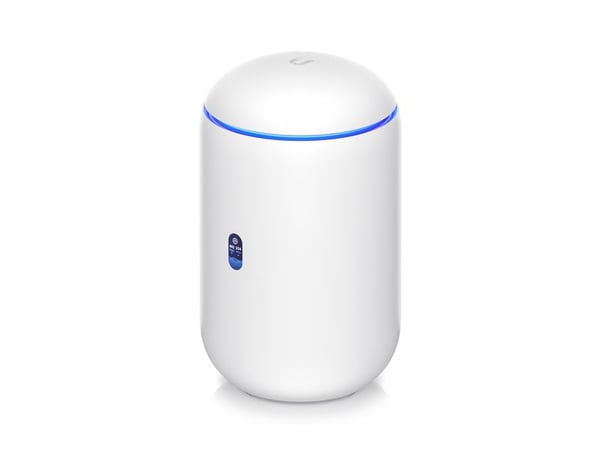 Ubiquiti UniFi Dream Router - Trådlös router - 4-portars switch - GigE - 802.11a/b/g/n/ac/ax (WiFi6) - Dual Band - MU-MIMO - Hvid