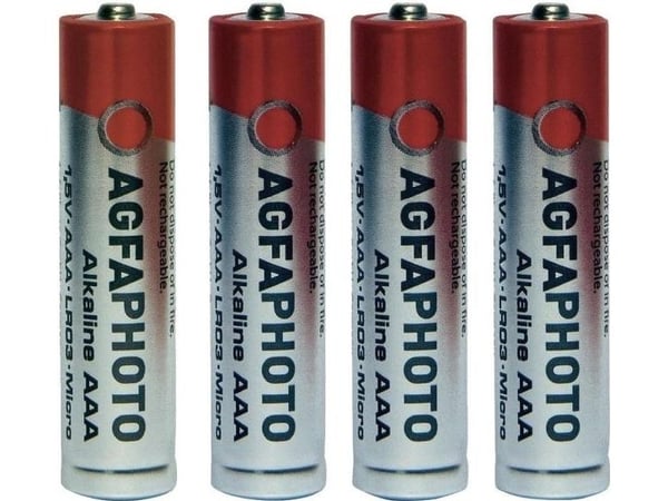 AgfaPhoto - Batteri 4 x AAA - Alkalisk