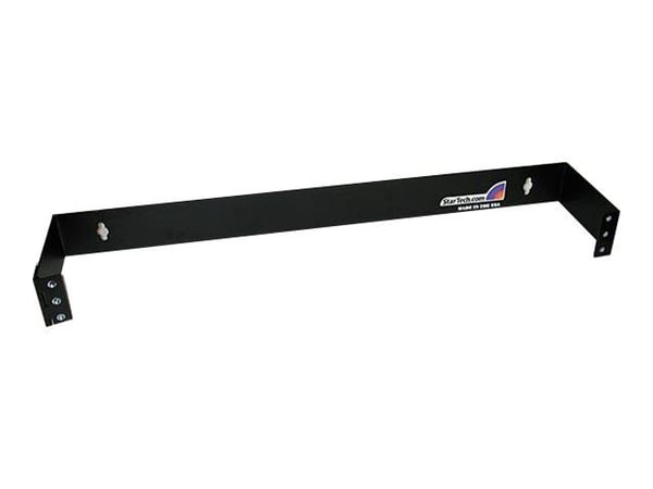 Startech 1U Hinged Wall Mount Patch Panel Bracket - 4 inch Deep - 19" Patch Panel Swing Rack for Shallow Network Equipment- 17lbs (WALLMOUNTH1) - V...