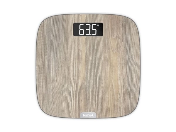 Tefal Origin PP1600V0, Elektronisk personvåg, 160 kg, 100 g, trä, kg, oval