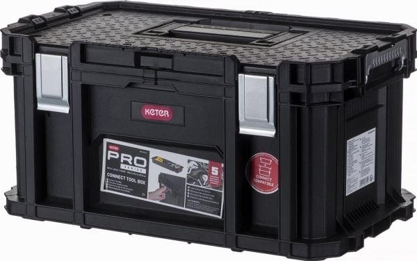KETER 239995 Connect Toolbox uten utstyr Sort