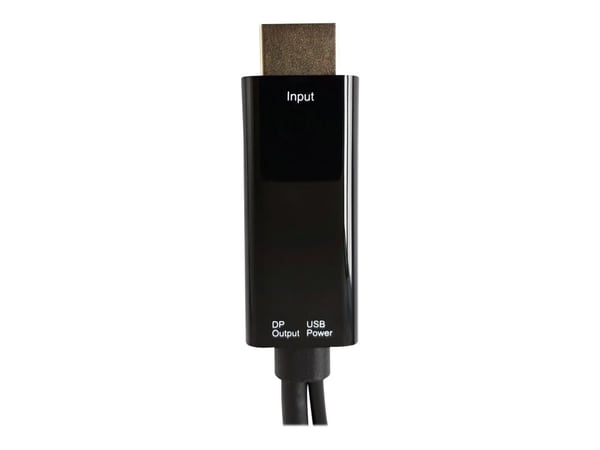 TECHly - Videokabel - HDMI, USB (kun strøm) hann til DisplayPort hunn - svart - 4K-støtte