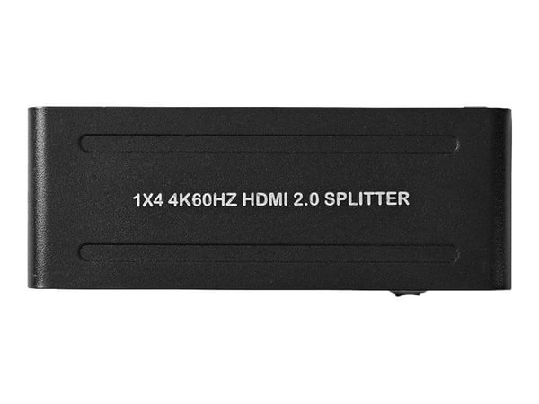 Nedis VSPL3474AT - Video-/audiosplitteri - 4 x HDMI - pöytätietokoneet