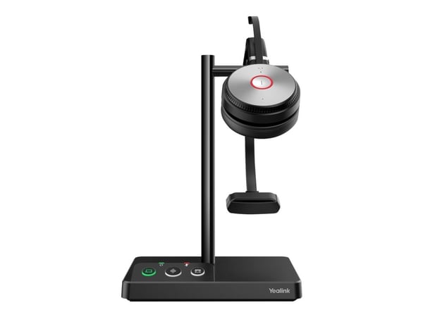 Yealink WH62 Mono - Headset - på örat - DECT - trådlös - USB - UC-certifierad
