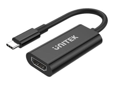 Unitek V1421A - Video adapter - USB-C hann til HDMI hunn - 15 cm - svart - 4K 60Hz støtte