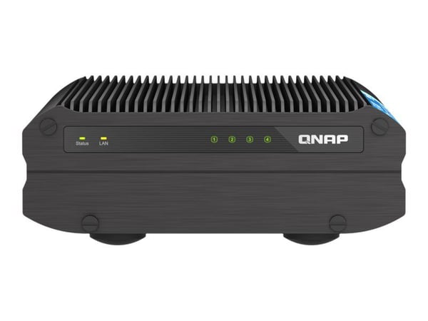 QNAP TS-I410X, NAS, Tower, Intel Atom®, x6425E, Musta