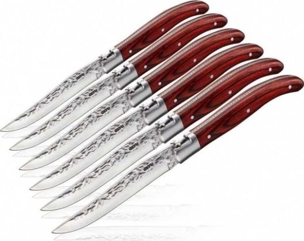 GEFU RANCHO, Knivuppsättning, Stål, Trä, Ergonomisk, 225 mm, 250 mm