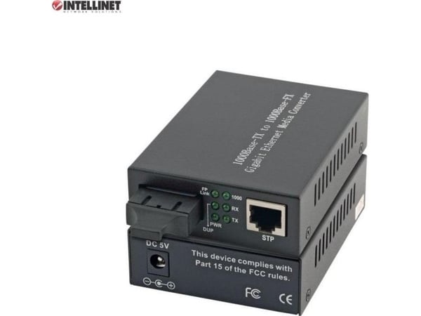 Intellinet Network Solutions 1000Base-T RJ45 / 1000Base-LX (SM SC) valokuitumuunnin (507158)