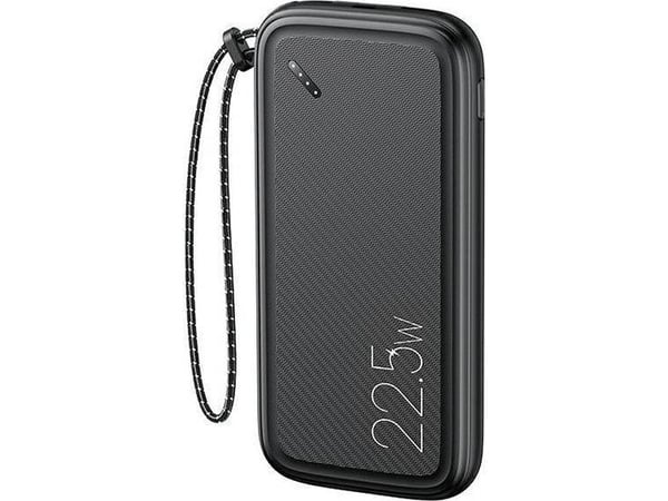 Powerbank 10000mAh PB56 22,5W 2xUSB QC3.0 + USB-C PD + Micro USB eksternt batteri Hurtiglading Usams US-CD151 hvit farge