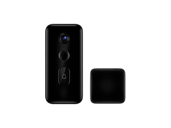 Xiaomi Mi Smart Doorbell 3 - Smart dørbjelle og ringeklokke - med kamera - trådløs - 802.11b/g/n - 2.4 Ghz