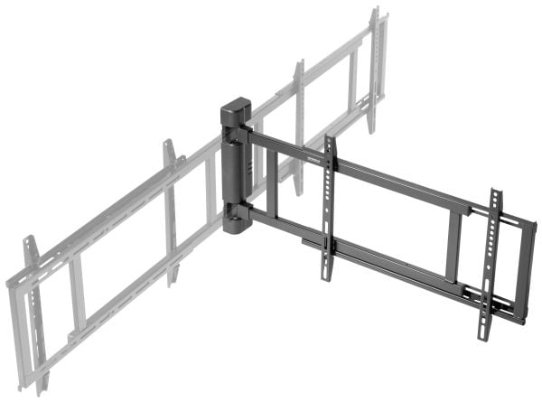 SpeaKa Professional SP-TVM-701, 81,3 cm (32"), 190,5 cm (75"), 200 x 200 mm, 600 x 400 mm, -170 - 170°, Musta