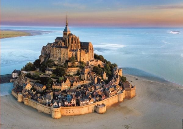 Educa 1000 Mont Saint Michel From The Air