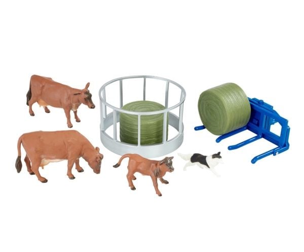 Britains 1:32 Metallic Olive Green Valtra Playset