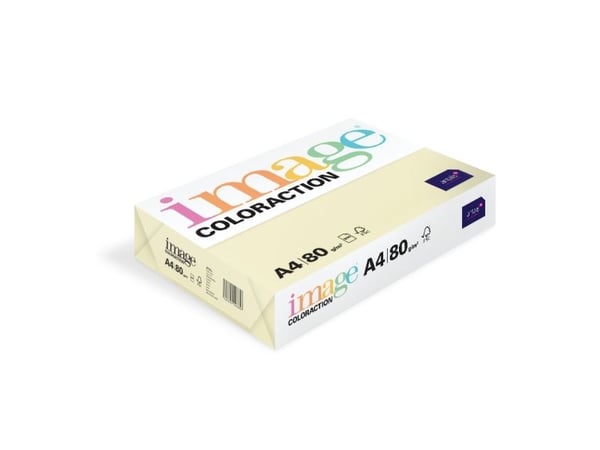 Image, Colouraction, Atoll/pale ivory obestruket, Papper för kopiator träfritt ECF, 120g/m2, 210mm x 297