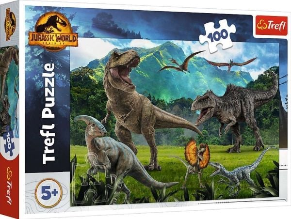 Trefl 16441, 100 stykker, Dinosaurer, 5 år