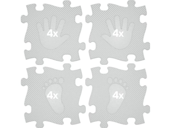Askato Gulvmatte 16 elementer Magic Set grafitt MFK-044-2