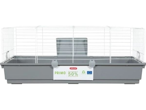 Zolux Primo bur, 100 cm, hvit/grå
