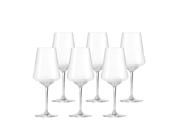 LEONARDO 069554, Rødvin glass, Standard glass, Krystall, Gjennomsiktig, Klar, 25,5 cm