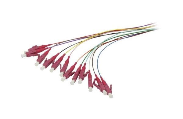 LWLPigtailLC 50125u 2 m OM4 12-pk farget Synergy 21