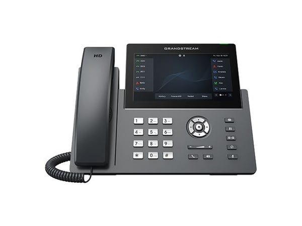 Grandstream GRP2670 - VoIP-telefon med anrops-ID/samtale venter - IEEE 802.11a/b/g/n/ac (Wi-Fi) - 5-veis anropskapasitet - SIP, RTCP, RTP, SRTP - 1...