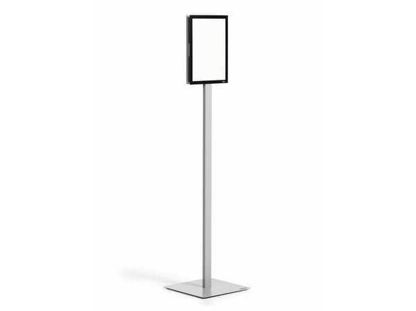 Durable INFO STAND BASIC A4 1 ST 501257 (501257), Informasjonsvisning, A4, Metall, Plast, Grå, 21 cm, 29,7 cm
