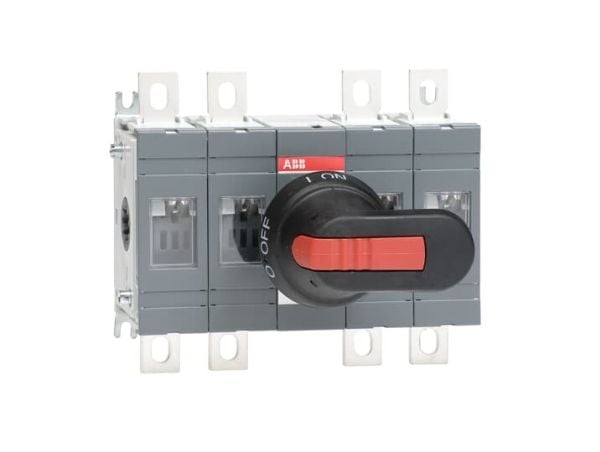ABB OT250E22P, Roterande brytare, 4P, Kabel, Plast, Svart, IP65