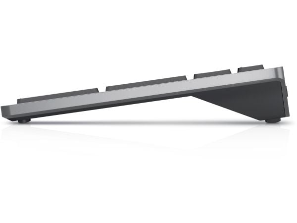 Dell KB740 - Tastatur - kompakt, multi-enhet - trådløs - 2.4 GHz, Bluetooth 5.0 - QWERTY - Pan Nordic - titangrå - med 3 years NBD Advance Exchange