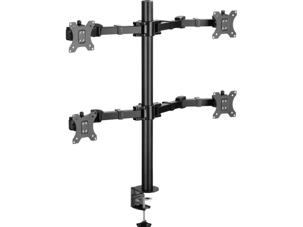 SpeaKa Professional SP-MM-540, Festeklemme/gjennomføring, 36 kg, 43,2 cm (17"), 81,3 cm (32"), 100 x 100 mm, Sort