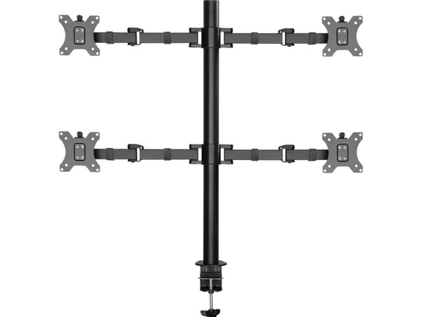SpeaKa Professional SP-MM-540, Festeklemme/gjennomføring, 36 kg, 43,2 cm (17"), 81,3 cm (32"), 100 x 100 mm, Sort