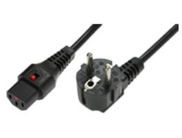 MicroConnect - Strømkabel - IEC 60320 C13 til CEE 7/7 (han) - 2 m - 90° stikforbindelse - lajittelu