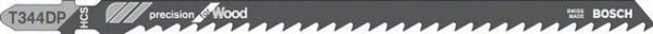 Bosch Precision for Wood T 344 DP - Stikksagblad - for tre, kartong, kryssfinér, fiberplate, bløtt tre, thick construction timber - 5 deler - T-ska...