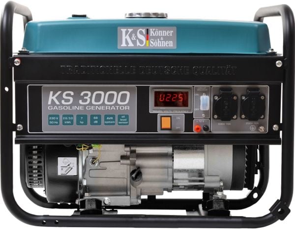 KÖNNER & SÖHNEN BENZIN-GENERATORSÆT/GENERATOR 2,6KW 230V KS 3000