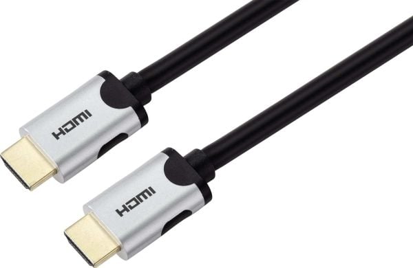 SpeaKa Professional SP-9063172, 2 m, HDMI-tyyppi A (vakio), HDMI-tyyppi A (vakio), 3D, Äänen paluukanava (ARC), Musta