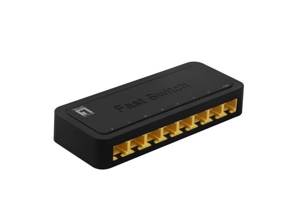 LevelOne FEU-0812, Hallitsematon, Fast Ethernet (10/100), Täysin kaksipuolinen