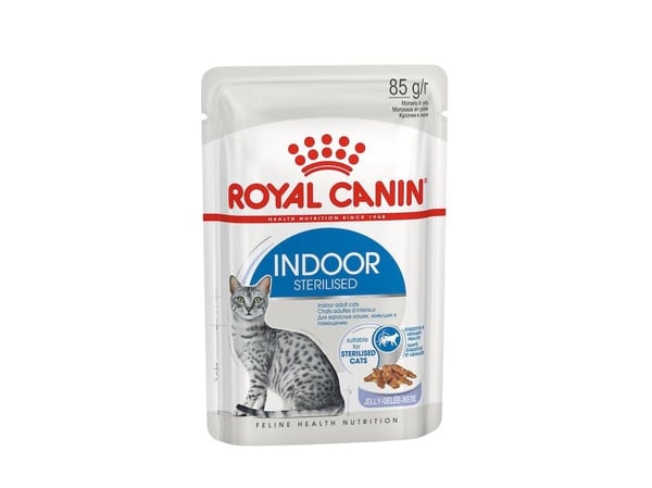 Royal Canin Indoor Sterilized, Voksen, Alle hunderaser, Kjøtt,12x85 g