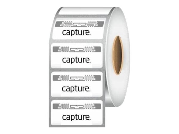 Capture - Permanent klebemiddel - hvit - 99 x 105 mm 1000 etikett(r) (1 rulle(r) x 1000) boks - RFID-etiketter
