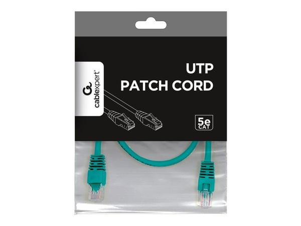 Gembird - Koblingskabel - RJ-45 (hann) til RJ-45 (hann) - UTP - CAT 5e - formstøpt - grønn