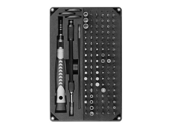 DeLOCK 64168, 120 mm, 185 mm, 38 mm, Musta, Harmaa, Läpinäkyvä/Musta
