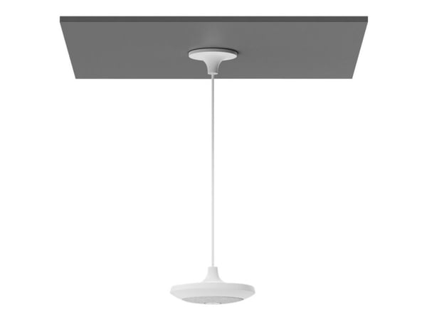 Logitech - Monteringssett (takmontering, mikrofonholder) - for mikrofon - hvit - takmonterbar, pendant - for Rally Mic Pod; Room Solution Large