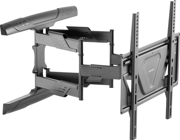 SpeaKa Professional SP-9067772, 200 x 200 mm, 400 x 400 mm, -15 - 7°, -60 - 60°, Stål, Sort