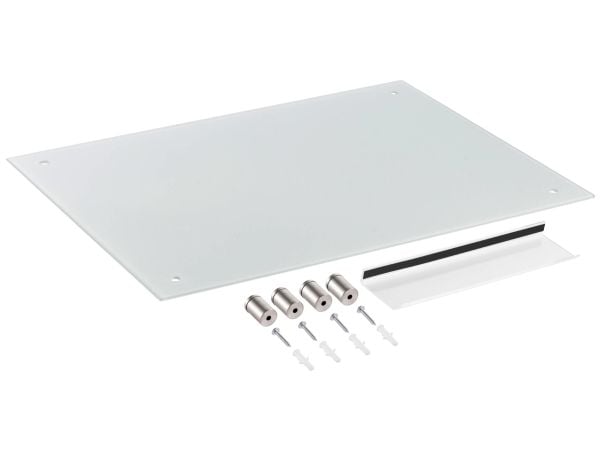 SpeaKa Professional SP-BWM-200, 600 x 450 mm, Glas, Fast, Magnetisk