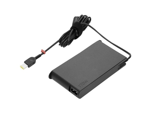 Lenovo ThinkPad 170W Slim AC Adapter (Slim-tip) - Strømadapter - AC 90-265 V - 170 watt - svart - for ThinkPad P1 Gen 4; P15v Gen 2; P17 Gen 2; T15...