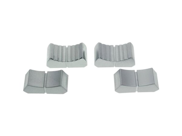 ALPS 76655 Painonappi Veluurikromi (sileä) (L x S) 12 mm x 26 mm 1 kpl