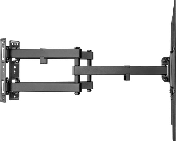 SpeaKa Professional SP-TVM-204, 75 x 75 mm, 600 x 400 mm, -15 - 5°, -45 - 45°, Strykejern, Sort