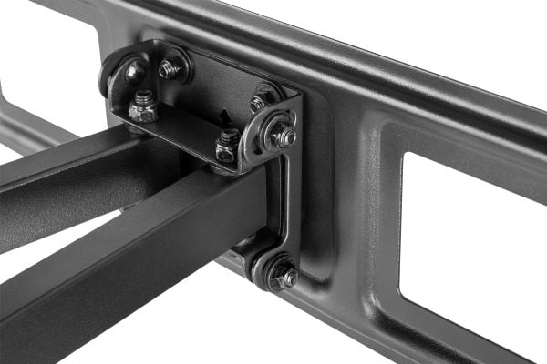 SpeaKa Professional SP-TVM-204, 75 x 75 mm, 600 x 400 mm, -15 - 5°, -45 - 45°, Strykejern, Sort
