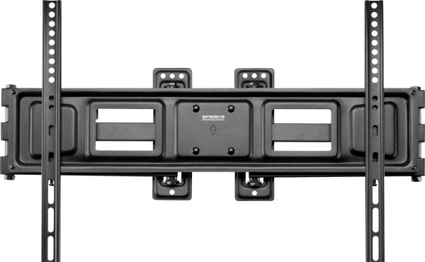 SpeaKa Professional SP-TVM-204, 75 x 75 mm, 600 x 400 mm, -15 - 5°, -45 - 45°, Strykejern, Sort