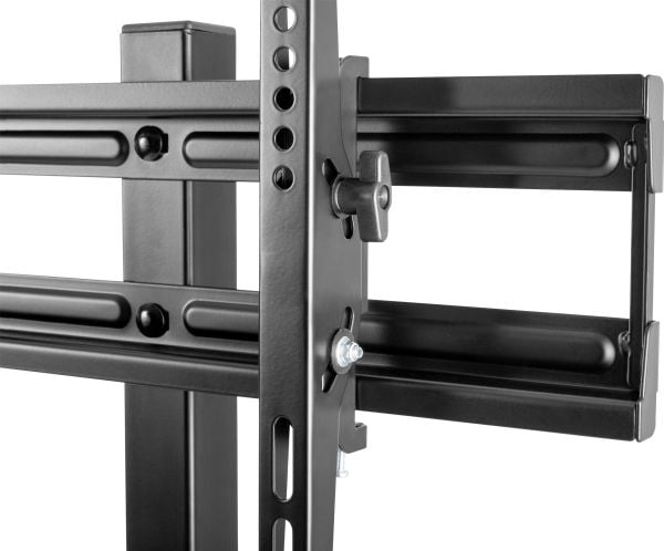 SpeaKa Professional SP-TVS-500, 2,03 m (80"), 200 x 200 mm, 600 x 400 mm, -10 - 7°, Stål, Sort