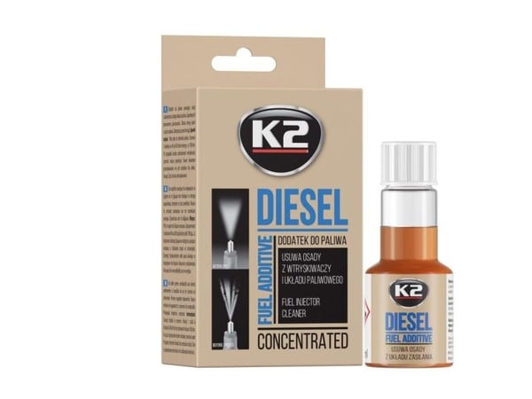 K2 DIESEL 50ml - lisäaine ruiskutussuuttimien puhdistukseen